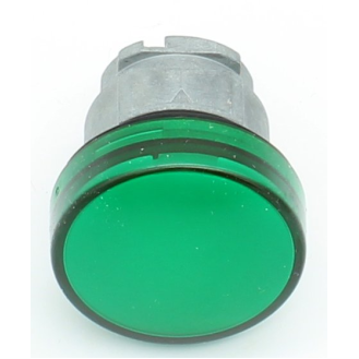 Schneider - Leuchtmelder, Frontelement, Harmony XB4, Metall, 22mm, grün, für universelle LED-Beschreibung lesen