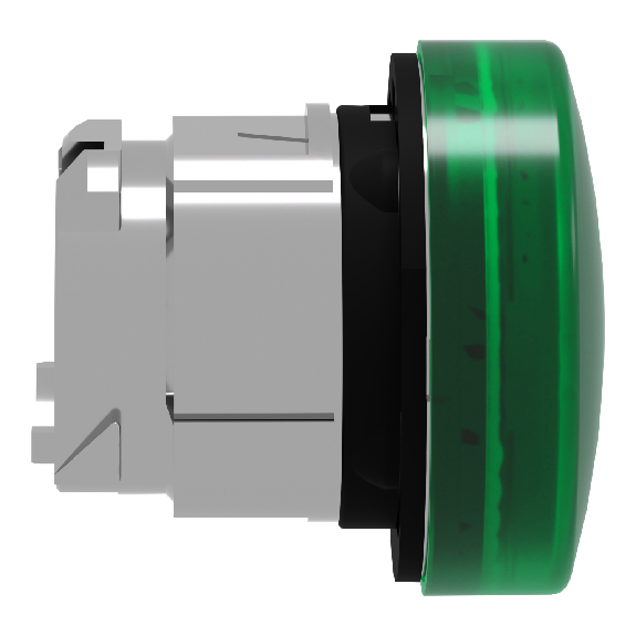 Schneider - Leuchtmelder, Frontelement, Harmony XB4, Metall, 22mm, grün, für universelle LED-Beschreibung lesen