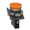 Schneider Electric - Leuchtmelder, Harmony XB4, Metall, 22mm, orange, universelle LED, glatte Kalotte, Schraubklemme