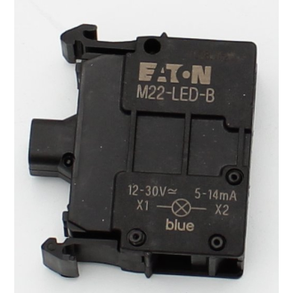 Eaton - M22-LED-B - Leuchtelement, LED, blau, Frontbefestigung, 12 - 30 V AC/DC, Schraubanschluss-Beschreibung lesen