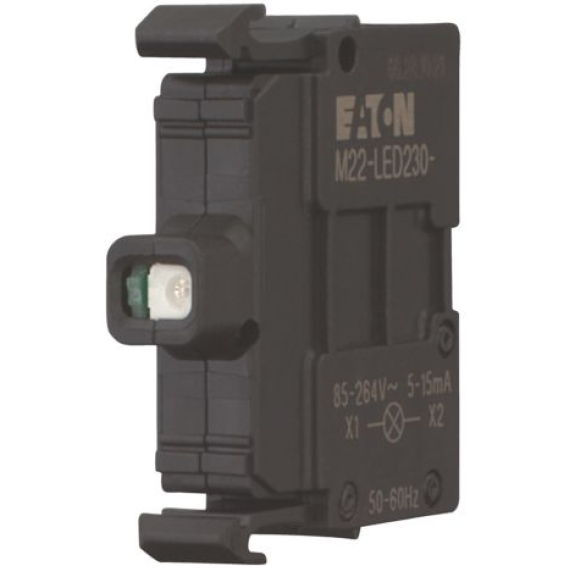 Eaton - M22-LED-B - Leuchtelement, LED, blau, Frontbefestigung, 12 - 30 V AC/DC, Schraubanschluss-Beschreibung lesen