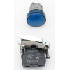 Schneider Electric - Leuchtmelder, Harmony XB4, Metall, 22mm, blau, universelle LED, glatte Kalotte