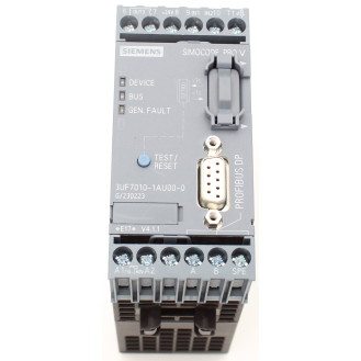 Siemens - Grundgerät SIMOCODE pro V PB, PROFIBUS DP-Schnittstelle 12 MBit/s, RS-485, 4E/3A frei parametrierbar-Beschreibung lesen