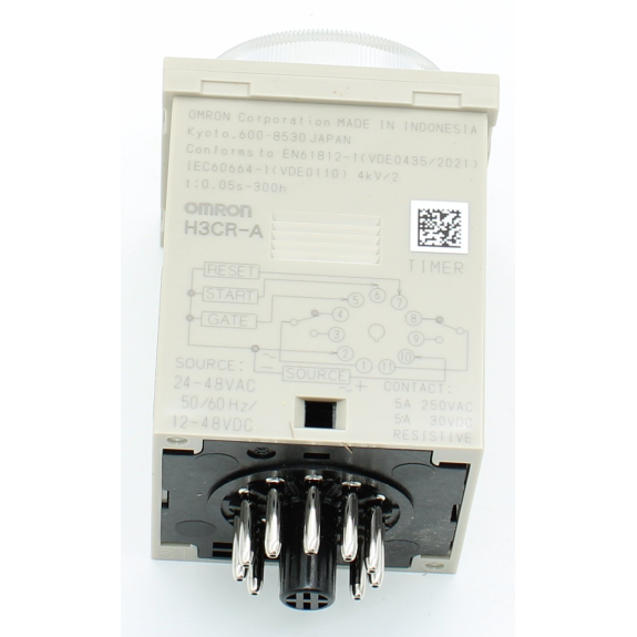 Omron Zeitrelais H3CR-A AC24-48/DC12-48-Beschreibung lesen