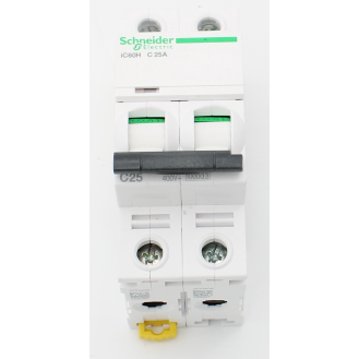 Schneider Electric -iC60H - Schutzschalter 2P - 25A - C curve-Beschreibung lesen