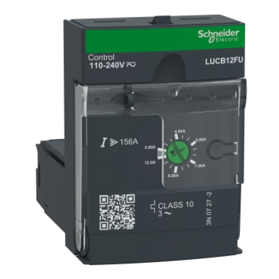 Schneider Electric - Steuereinheit Erweitert LUCB, Klasse 10, 3-12A, 110-220V DC/AC-Beschreibung lesen