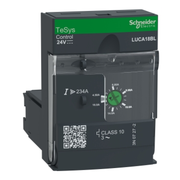 SCHNEIDER - Standard-Steuereinheit LUCA, Klasse 10, 4,5-18A, 24 V DC-Beschreibung lesen