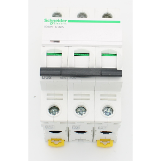 Schneider Electric - IC60N, Miniatur-Leistungsschalter, 3p, 32A, D-Kurve-Beschreibung lesen