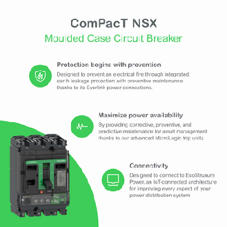 Schneider - Kompaktleistungsschalter ComPacT NSX100F mit TM100D 3P3D 70-100A-Beschreibung lesen