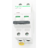 Schneider Electric - Schutzschalter, Acti9 iC60a, 2-polig, 40 A, C-Kurve, 4500 A (IEC 60898-1), 6 kA (IEC 60947-2)