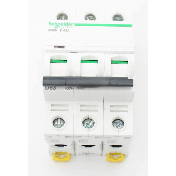 Schneider Electric - iC60N - Miniatur-Leistungsschalter - 3P - 63A - D-Kurve-Beschreibung lesen