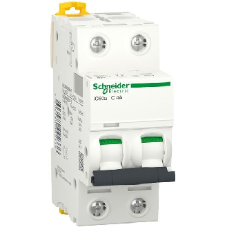 Schneider Electric - Schutzschalter, Acti9 iC60a, 1-polig, 2 A, C-Kurve, 4500 A (IEC 60898-1), 6 kA (IEC 60947-2)-Beschreibung lesen