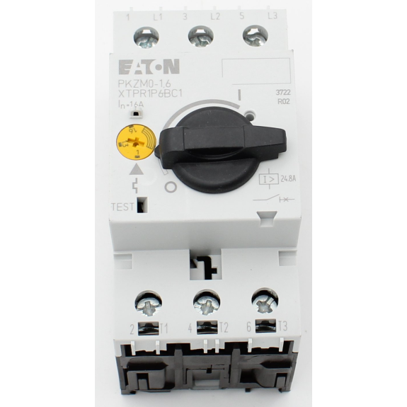 Eaton - PKZM0-1,6 - Motorschutzschalter, 0.55 kW, 1 - 1.6 A, Schraubklemmen-Beschreibung lesen