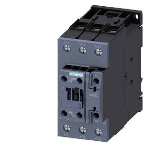 Siemens - Leistungsschütz, AC-3e/AC-3, 41 A, 18,5 kW / 400 V, 3-polig, AC 24 V, 50 Hz, Hilfskontakte: 1 S + 1 Ö-Beschreibung lesen