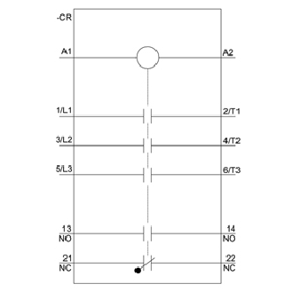 Siemens - Leistungsschütz, AC-3e/AC-3, 41 A, 18,5 kW / 400 V, 3-polig, AC 24 V, 50 Hz, Hilfskontakte: 1 S + 1 Ö-Beschreibung lesen