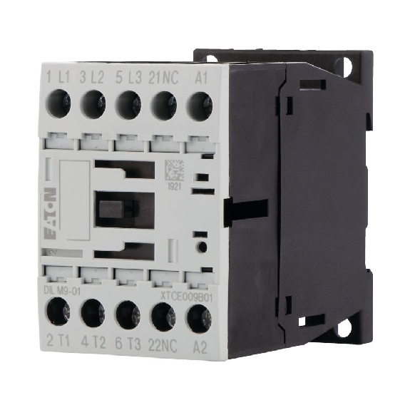 Eaton - DILM9-01(24VDC) - Leistungsschütz, 3-polig, 380 V 400 V 4 kW, 1 Ö, 24 V DC, Gleichstrombetätigung-Beschreibung lesen