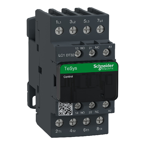 Schneider Electric - Leistungsschütz LC1D 4p, +1S+1Ö, Spule 110 V AC,-Beschreibung lesen