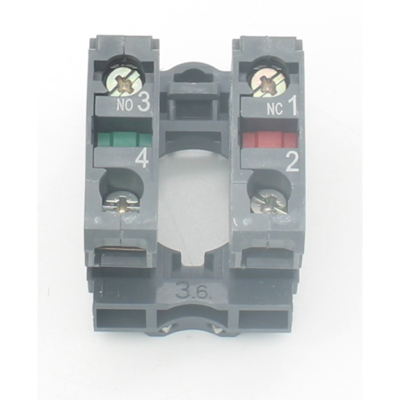 Hilfsschalterblock mit Befestigungsflansch, Harmony XB5, Knuststoff, 22mm, 30mm, 1S+1Ö, Schraubklemme-Beschreibung lesen