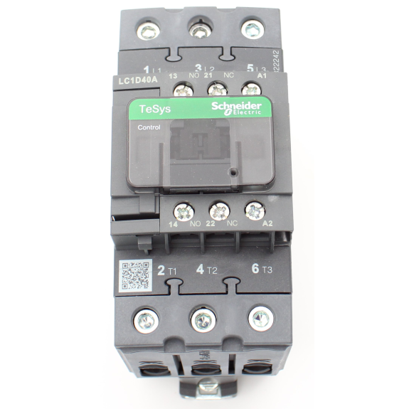 Schneider Electric - Leistungsschütz LC1D 3p, +1S+1Ö, 18.5 kW, 40 A, 400 V AC3, Spule 110 V AC-Beschreibung lesen