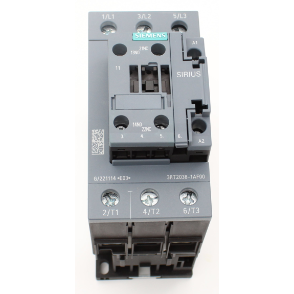 Siemens - Leistungsschütz, AC-3e/AC-3, 80 A, 37 kW / 400 V, 3-polig, AC 110 V, 50 Hz, Hilfskontakte: 1 S + 1 Ö-Beschreibung lesen