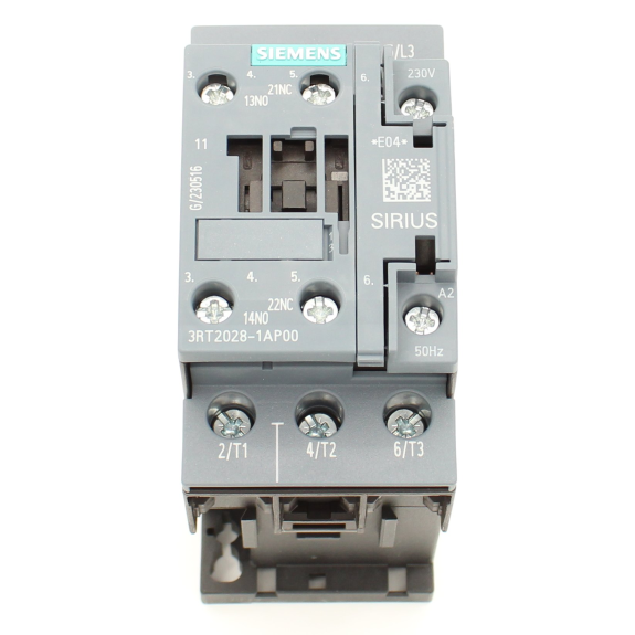 Siemens - Leistungsschütz, AC-3e/AC-3, 38 A, 18,5 kW / 400 V, 3-polig, AC 230 V, 50 Hz, Hilfskontakte: 1 S + 1 Ö-Beschreibung lesen