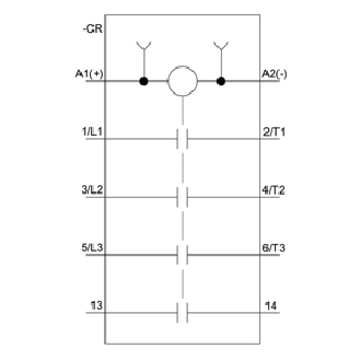 Siemens - Leistungsschütz, AC-3e/AC-3, 9 A, 4 kW / 400 V, 3-polig, AC 230 V, 50/60 Hz, Hilfskontakte: 1 S-Beschreibung lesen