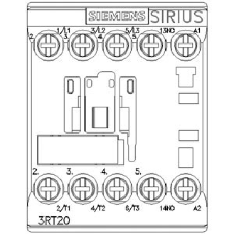 Siemens - Leistungsschütz, AC-3e/AC-3, 9 A, 4 kW / 400 V, 3-polig, AC 230 V, 50/60 Hz, Hilfskontakte: 1 S-Beschreibung lesen