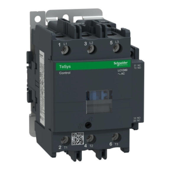 Schneider Electric - Leistungsschütz LC1D 3p, +1S+1Ö, 37 kW, 80 A, 400 V AC3, Spule 440 V AC-Beschreibung lesen