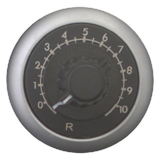 EATON - 229491 - M22-R10K - Potentiometer, klassisch, M22, 22.5 mm, R 10 k, P 0.5 W, Frontring Titan-Beschreibung lesen