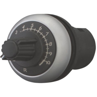 EATON - 229491 - M22-R10K - Potentiometer, klassisch, M22, 22.5 mm, R 10 k, P 0.5 W, Frontring Titan-Beschreibung lesen
