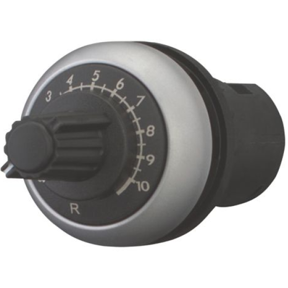 EATON - 229491 - M22-R10K - Potentiometer, klassisch, M22, 22.5 mm, R 10 k, P 0.5 W, Frontring Titan-Beschreibung lesen