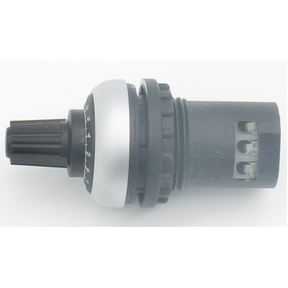 EATON - 229491 - M22-R10K - Potentiometer, klassisch, M22, 22.5 mm, R 10 k, P 0.5 W, Frontring Titan-Beschreibung lesen