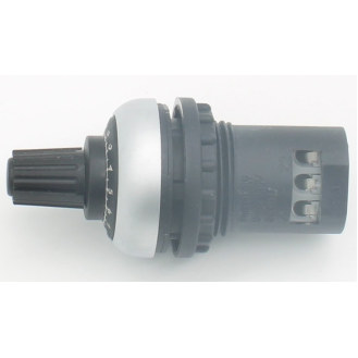 EATON - 229491 - M22-R10K - Potentiometer, klassisch, M22, 22.5 mm, R 10 k, P 0.5 W, Frontring Titan-Beschreibung lesen