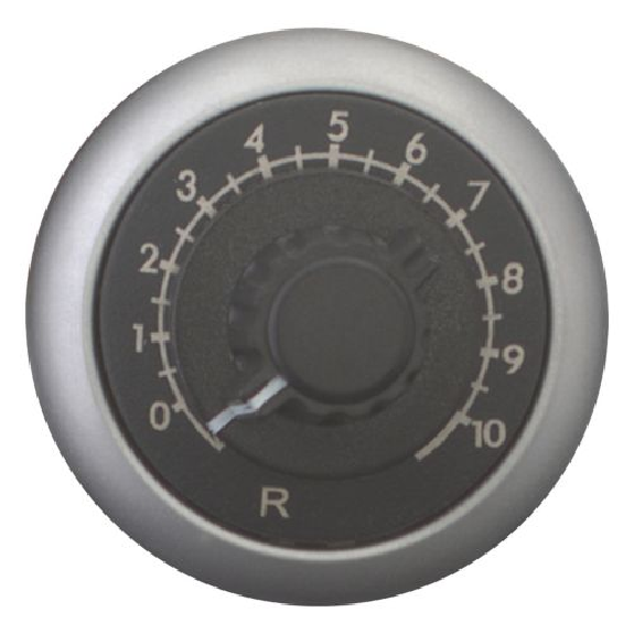 EATON - 229491 - M22-R10K - Potentiometer, klassisch, M22, 22.5 mm, R 10 k, P 0.5 W, Frontring Titan-Beschreibung lesen