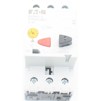Eaton - PKZM01-4 - Motorschutzschalter, 440 V: 3 kW, Ir= 2.5 - 4 A, IP20-Beschreibung lesen