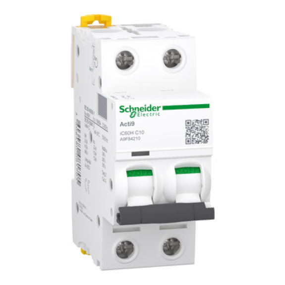 Schneider Electric - Leitungsschutzschalter iC60H, 2 P, 10A, C-Charakteristik-Beschreibung lesen