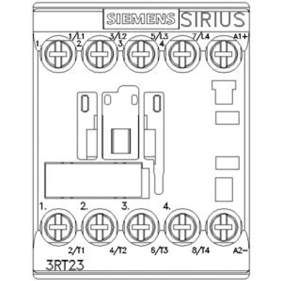Siemens Schütz AC-1, 18 A, 400 V / 40 °C, 4-polig, DC 24 V, Schraubanschluss-Beschreibung lesen