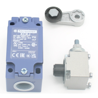 Limit switch, XC Standard, XCKJ, thermoplastic roller lever, 1NC+1 NO, snap action, Pg13-Beschreibung lesen