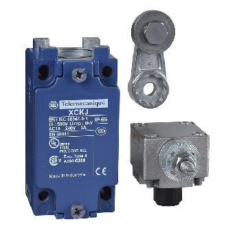 Limit switch, XC Standard, XCKJ, thermoplastic roller lever, 1NC+1 NO, snap action, Pg13-Beschreibung lesen