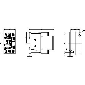 Siemens - Leistungsschütz, AC-3e/AC-3, 12 A, 5,5 kW / 400 V, 3-polig, AC 110 V, 50 Hz, Hilfskontakte: 1 S + 1 Ö-Beschreibung lesen