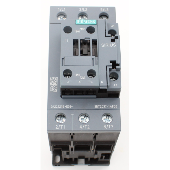 Siemens - Leistungsschütz, AC-3e/AC-3, 65 A, 30 kW / 400 V, 3-polig, AC 110 V, 50 Hz, Hilfskontakte: 1 S + 1 Ö-Beschreibung lesen