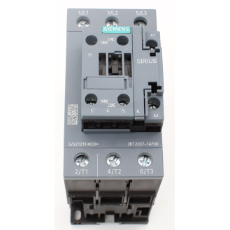 Siemens - Leistungsschütz, AC-3e/AC-3, 65 A, 30 kW / 400 V, 3-polig, AC 110 V, 50 Hz, Hilfskontakte: 1 S + 1 Ö-Beschreibung lesen