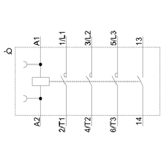 Siemens - Leistungsschütz, AC-3e/AC-3, 16 A, 7,5 kW / 400 V, 3-polig, AC 24 V, 50/60 Hz, Hilfskontakte: 1 S-Beschreibung lesen