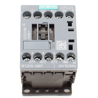 Siemens - Leistungsschütz, AC-3e/AC-3, 16 A, 7,5 kW / 400 V, 3-polig, AC 24 V, 50/60 Hz, Hilfskontakte: 1 S-Beschreibung lesen