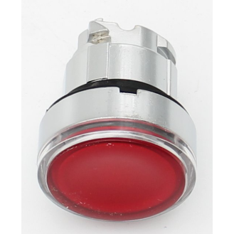 Schneider Electric - Leuchtdrucktaster, Frontelement, Harmony XB4, Metall, 22mm, rot, unbeschriftet, tastend-Beschreibung lesen