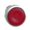 Schneider Electric - Leuchtdrucktaster, Frontelement, Harmony XB4, Metall, 22mm, rot, unbeschriftet, tastend