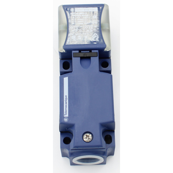 Telemecanique - XS7-Induktiver Näherungsschalter 40x40x117, PBT, Sn 15mm, 24-240VAC/DC,Klemmen-Beschreibung lesen