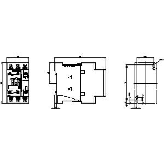 Siemens - Leistungsschütz, AC-3e/AC-3, 38 A, 18,5 kW / 400 V, 3-polig, DC 24 V, Hilfskontakte: 1 S + 1 Ö-Beschreibung lesen