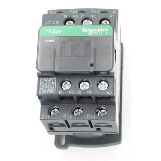 Schneider Electric - Leistungsschütz LC1D 3p, +1S+1Ö, 7.5 kW, 18 A, 400 V AC3, Spule 230 V AC-Beschreibung lesen
