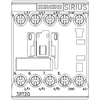 Siemens Leistungsschütz, AC-3e/AC-3, 9 A, 4 kW / 400 V, 3-polig, DC 24 V, Hilfskontakte-Beschreibung lesen